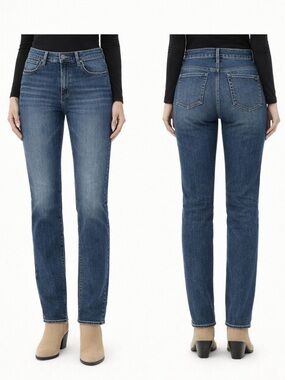 Silver Jeans Authentic Curvy High Slim Straight Jeans